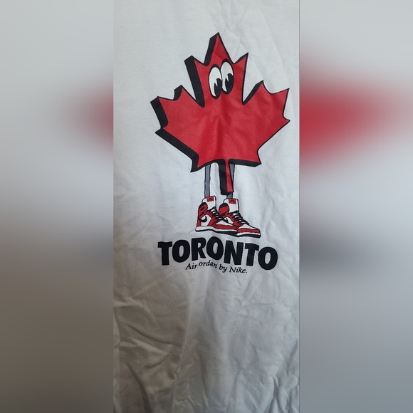 NEW White Jordan Toronto Shirt - Picture 2 of 5